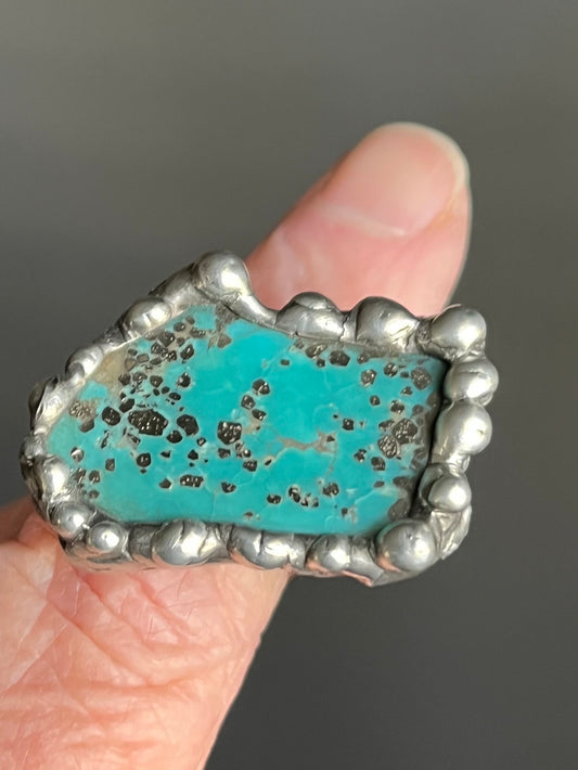 Genuine Campitos Turquoise Chunky Ring